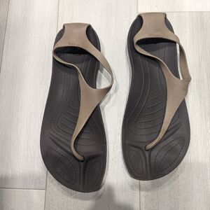 Crocs t strap sandals